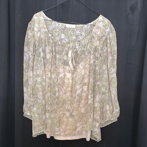 Lovestitch Green Floral Blouse